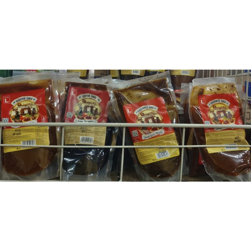 

CHOICE L Saus|SaosTeriyaki|Bolognese|Black Pepper|Barbegue SAUCE - BPOM HALAL