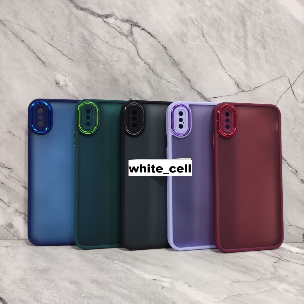 CASE DOVE HYBRID CHROME SOFT CASE FOR IP X IP XS IP XS MAX IP XR WHITE_CELL