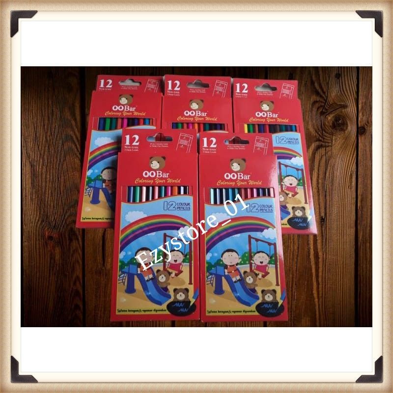 

Pensil warna/pencil 12 waran panjang Fancy