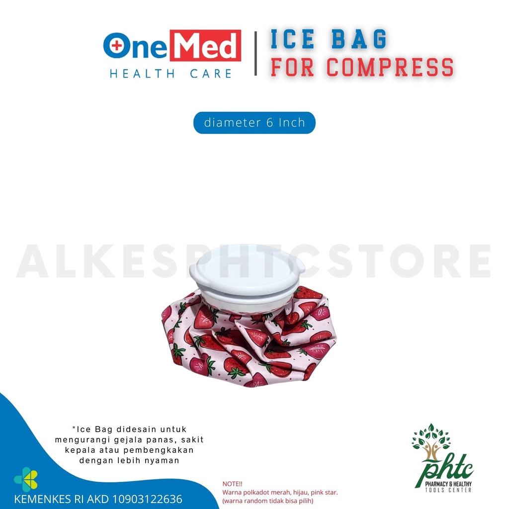 ONEMED Ice Bag 6 Inch l Tas Kompres Dingin l Alat Kompres Dingin