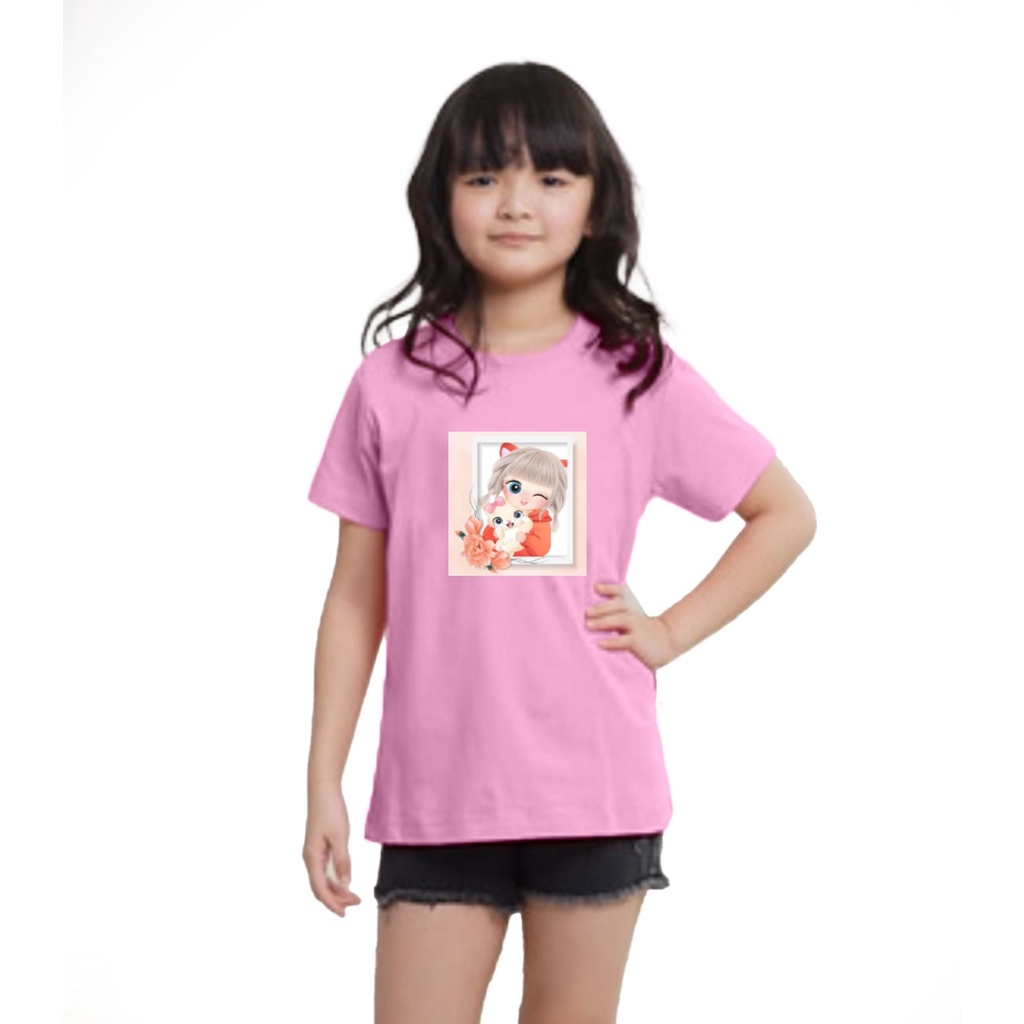 KAOS ANAK PEREMPUAN MURAH1.10TAHUN