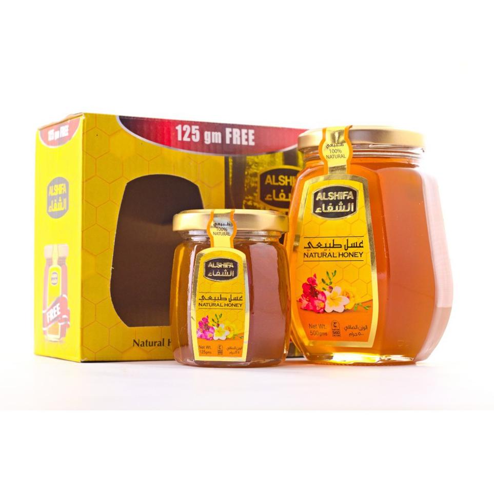 

➨ Arab Al Shifa 500gr Free 125gr / Alshifa 500 gr Free 125 gr Natural Honey ♣