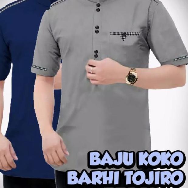 *Diskon* Baju Koko Barhi Tojiro Gus Azmi Bahan Toyobo Premium Halus Adem Lembut ✹