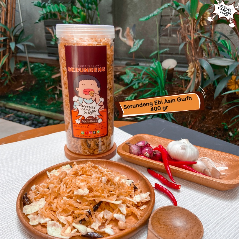 

BIKIN NAGIH! SERUNDENG EBI - RASA ASIN GURIH 400 gr [Snack Premium Khas Pekanbaru]