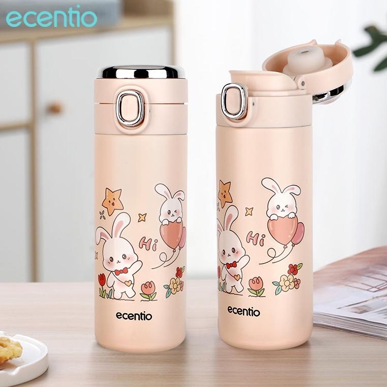 STOK TERBATAS ecentio botol minum termos 420ml stainless 304 Vacuum Flask/Tumbler ces LED suhu