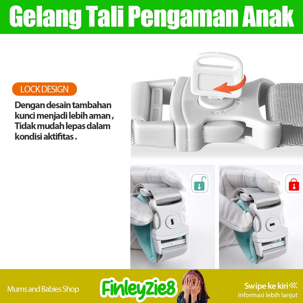 Child Anti Lost Strap / Gelang Tali Pengaman Anak / Child Safety /Anti hilang tali SS 1.5m~3m