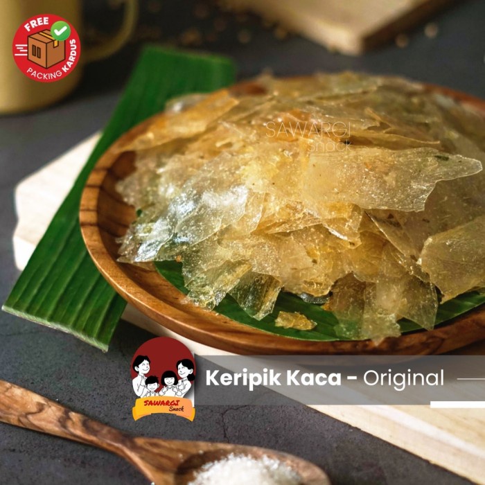 

Terlaris ✨ -SAWARGI Snack, Keripik kaca / keripik beling kiloan 1/2kg - Pedas Extra- 2.2.23