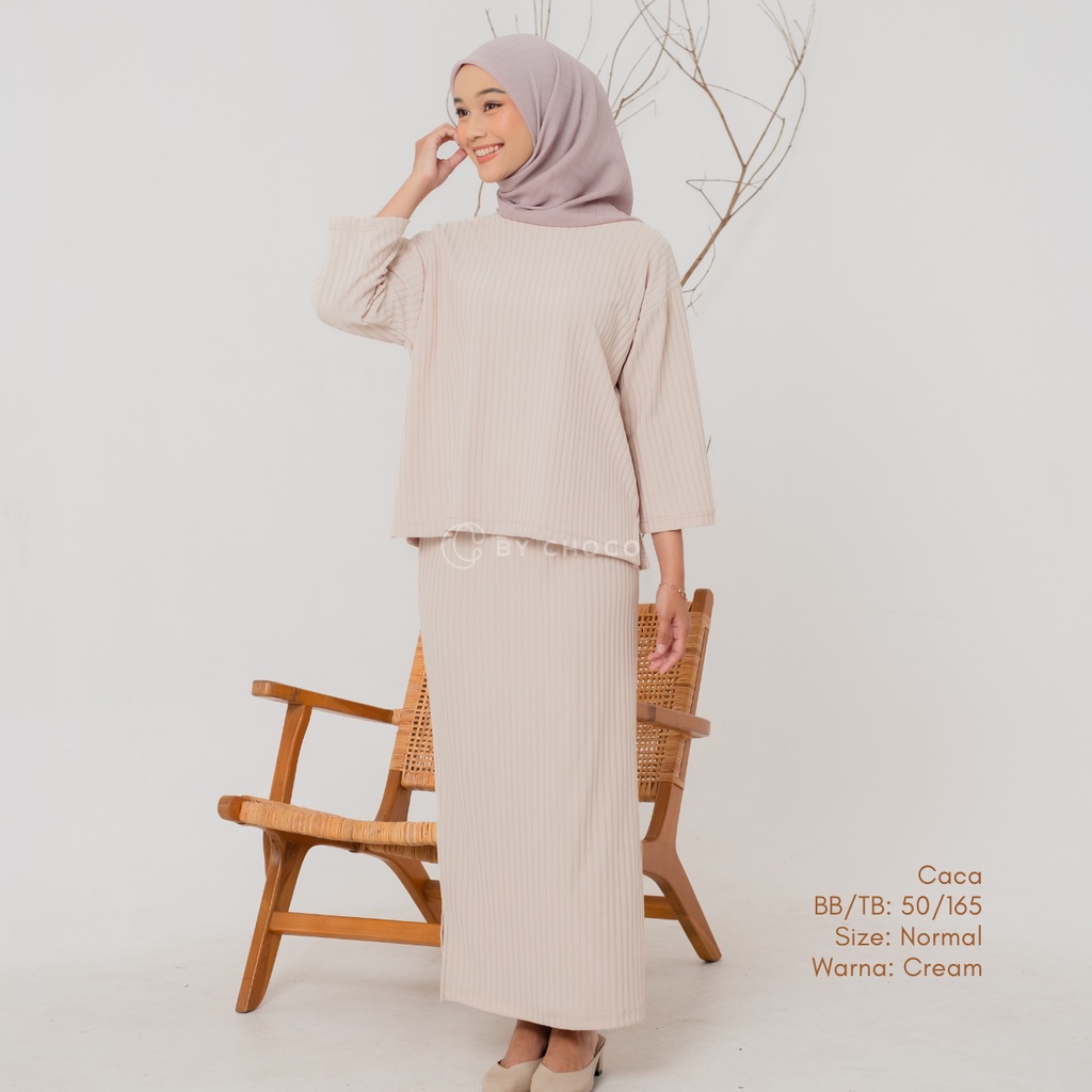 Hanni Set | Setelan Rok Knit Hornet