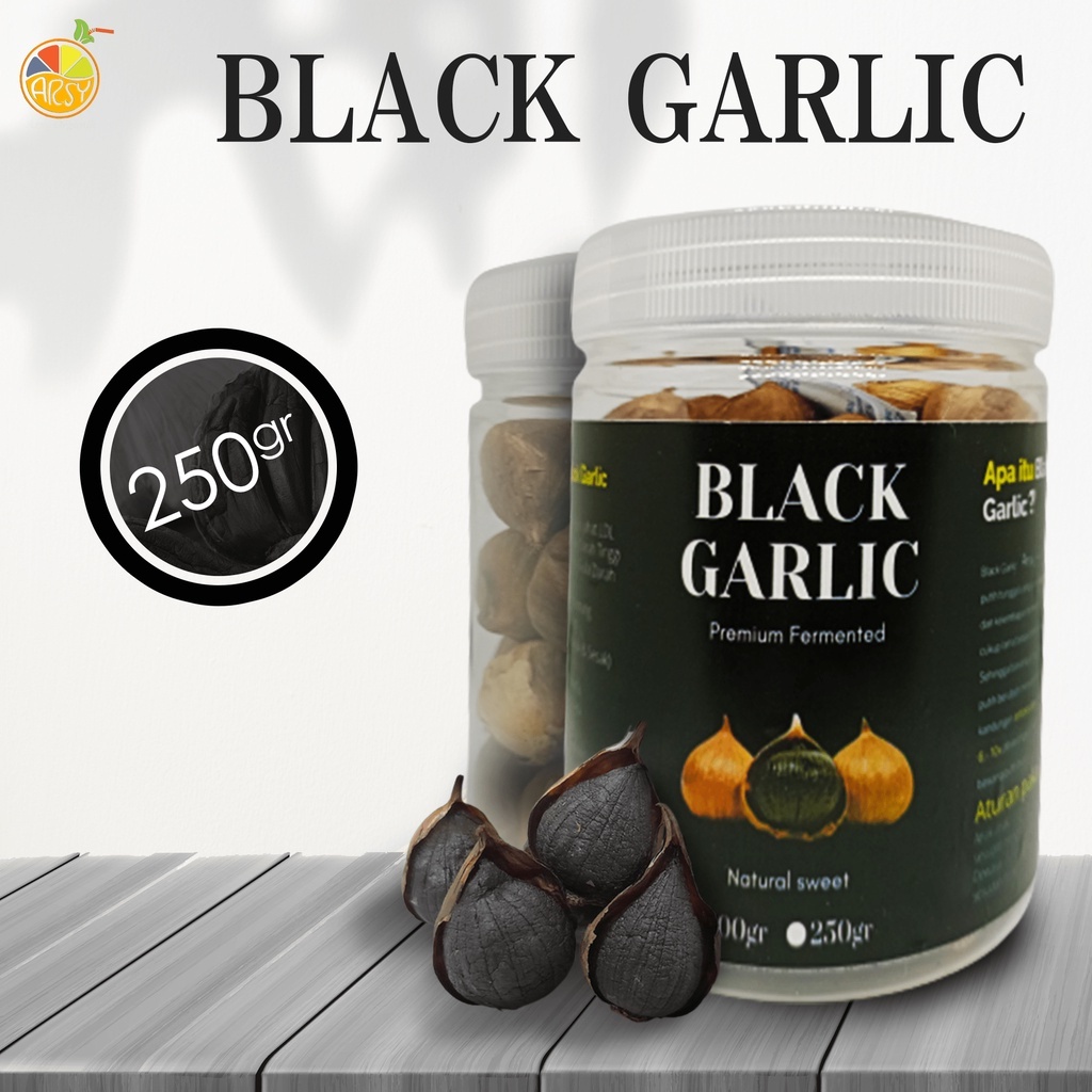 

Best Seller Black Garlic Premium Quality Bawang Hitam Tunggal Kualitas Premium 250 GRAM