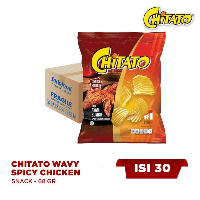 

1 ctn - Chitato Wavy Spicy Chicken 68gr