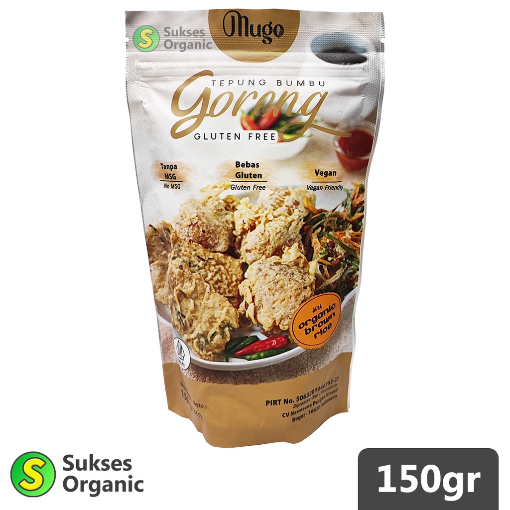 

Tepung Bumbu GORENGAN Non MSG Gluten Free Mugo 150gr Bakwan Tempe