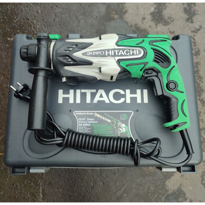Mesin Bor Beton Hitachi DH24PC3 Rotary Hammer 3 Fungsi Original