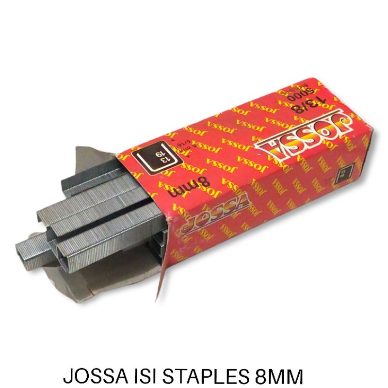 

Refill Isi Staple Gun JOSSA 13/8 model U 8mm 5000 Pcs