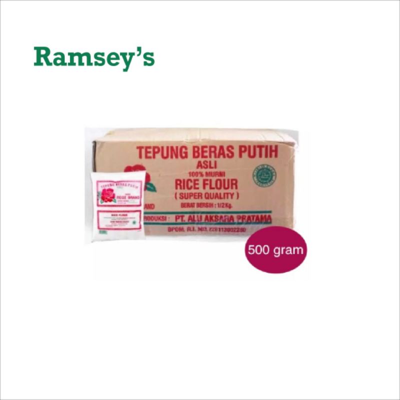 

Rose Brand tepung beras 500gr 1 karton isi 20pcs