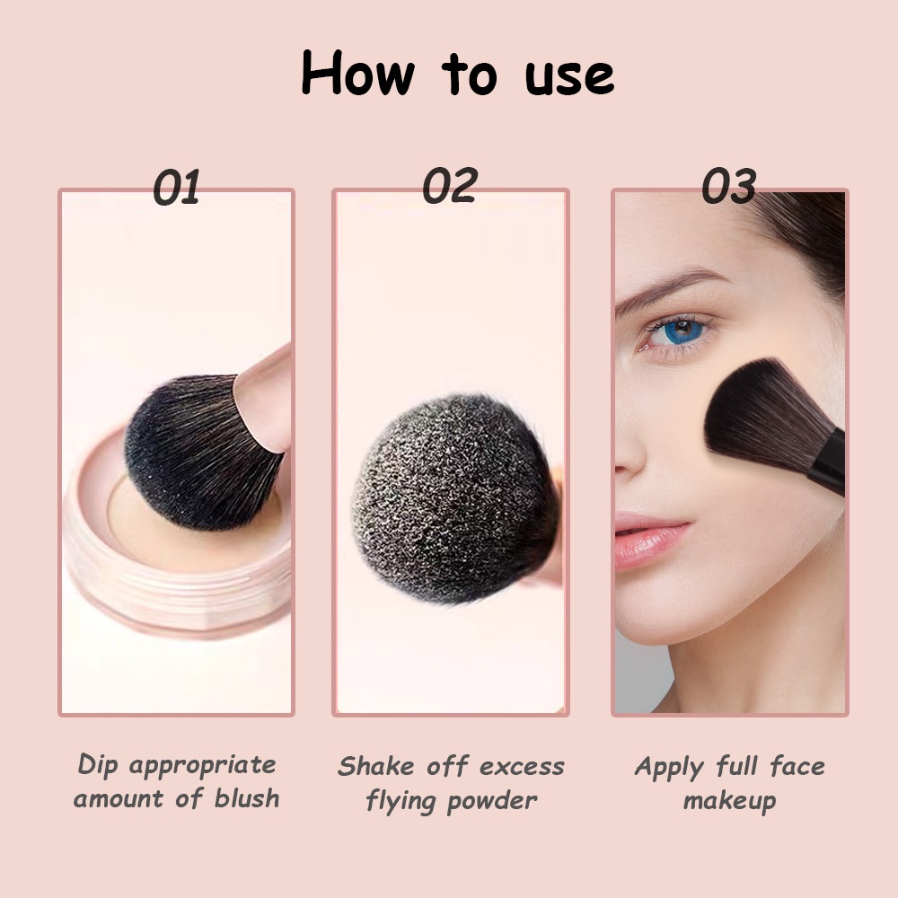 SANIYE Soft Blush Brush Kuas Blush on