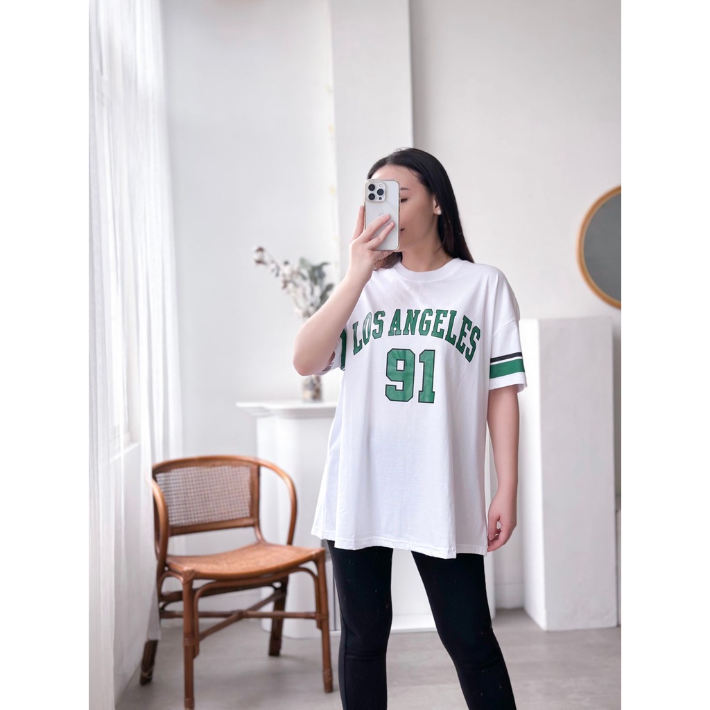 INFINITEE Kaos Wanita Ukuran Jumbo Motif Tumblr