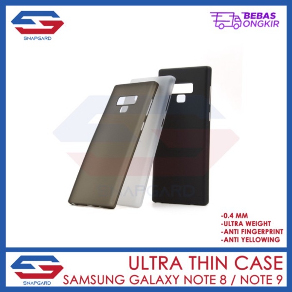 Jual SNAPGARD Ultrathin 0.3mm Case Samsung Note 8 Case Samsung Note 9 - BLACK SAMSUNG NOTE 9 Limited