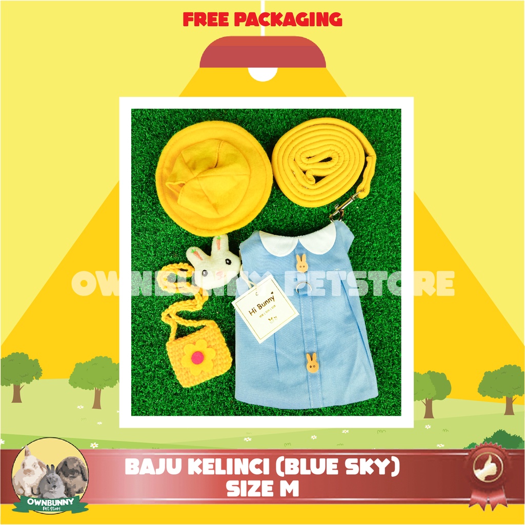 BAJU HEWAN KELINCI LUCU ACCESSORIES PAKAIAN KELINCI