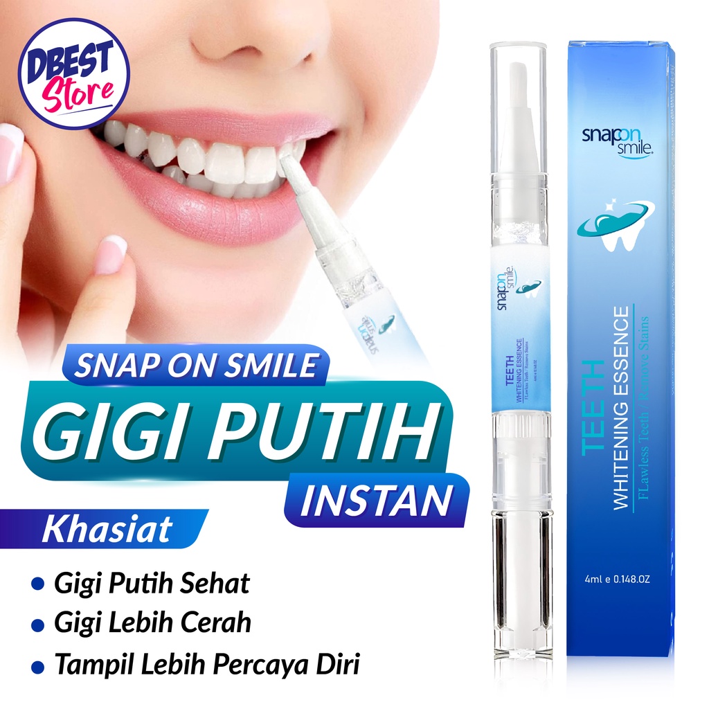 SNAP ON SMILE PEEN Pemutih Alami flawless teeth / remove stains