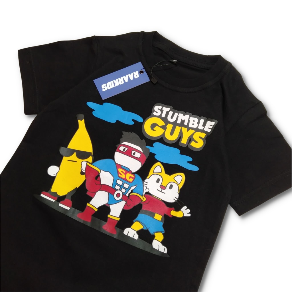 Baju Stumble Guys kaos anak laki laki karakter game untuk usia 1 8 tahun Distro Raarkids