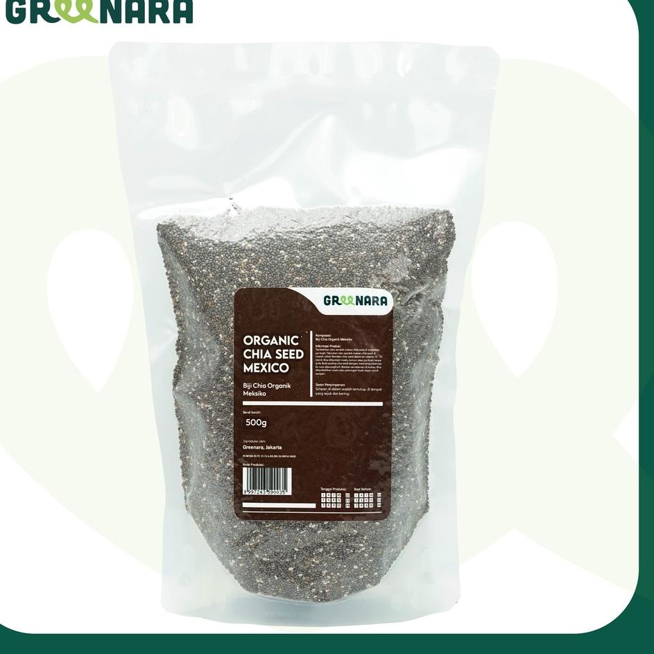 

♘ Chia Seed Mexico Organic 500gr Premium Organik ♡