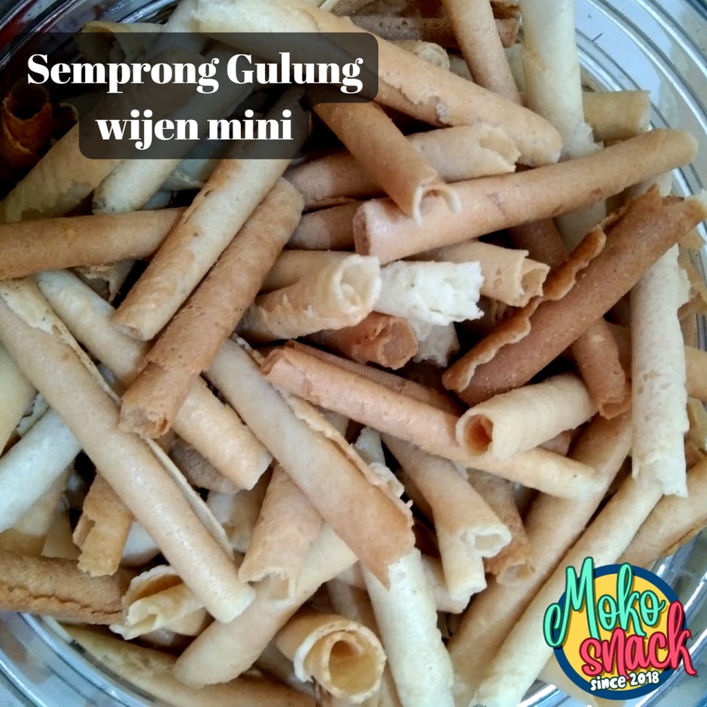 

Snack Kiloan Opak Gulung Wijen Mini ls 250 gr