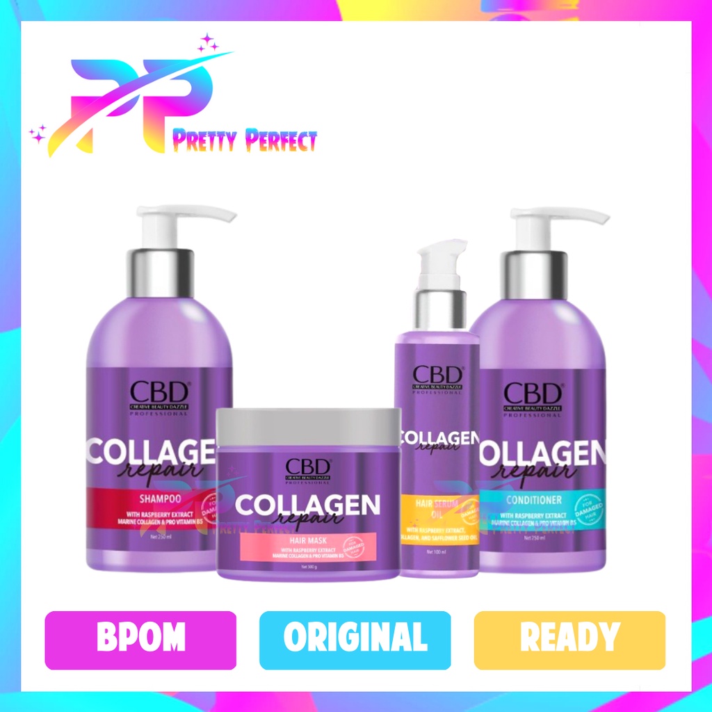 CBD Collagen Repair Series Hair Mask / Shampoo / Conditioner / Serum