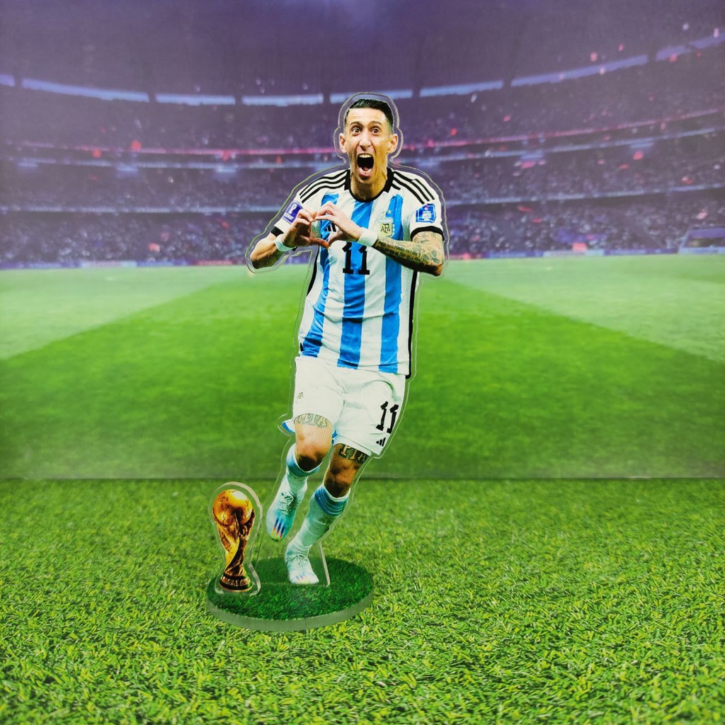 Standee Action Figure Angel Di Maria Argentina Juara Piala Dunia Qatar 2022