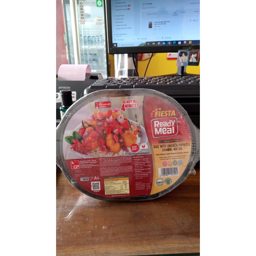 Fiesta Ready Meal Rice with Chicken Popbites Sambal Matah