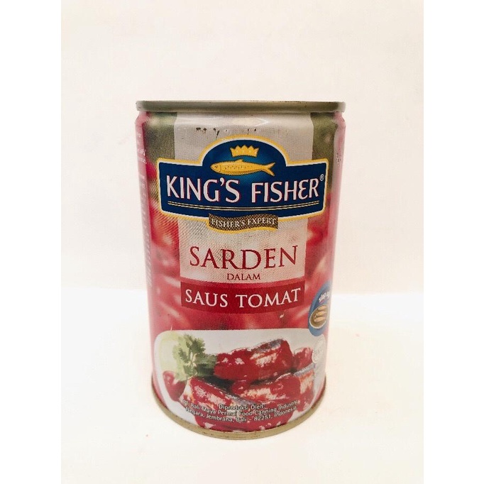 

King's Fisher Sardines in Tomato Sauce / Sarden dalam Saus Tomat 425g
