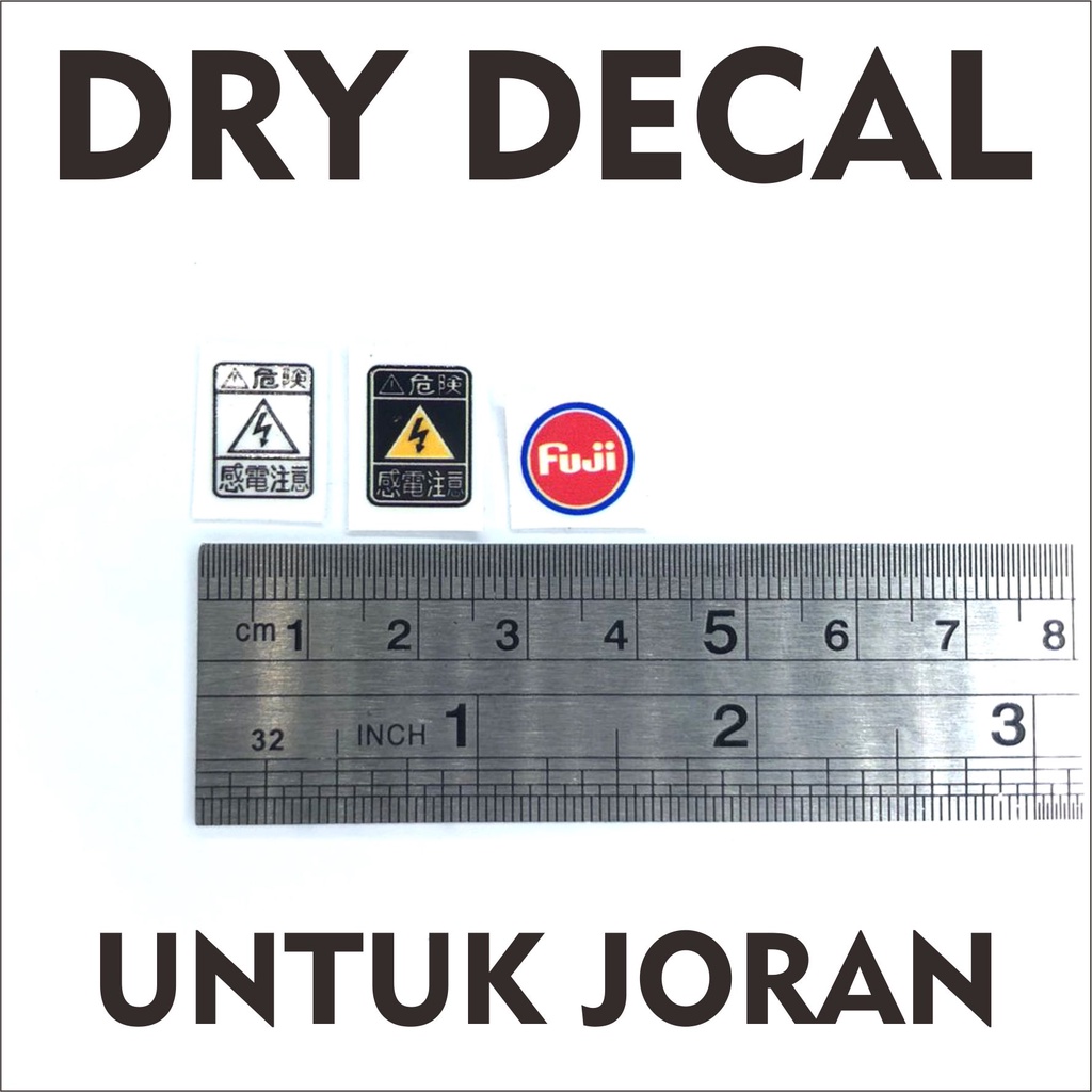 stiker petir untuk joran dry decal