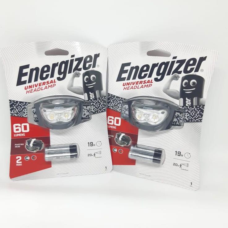 ✔FREE ONGKIR✅ Headlamp headlight Senter kepala ENERGIZER 60 lumen 3 LED