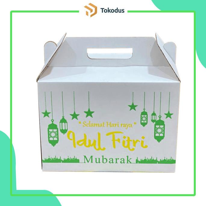 

PROMO Kardus Box Lebaran | Dus Hampers | Dus Kue lebaran 35 x 25 x 25 cm