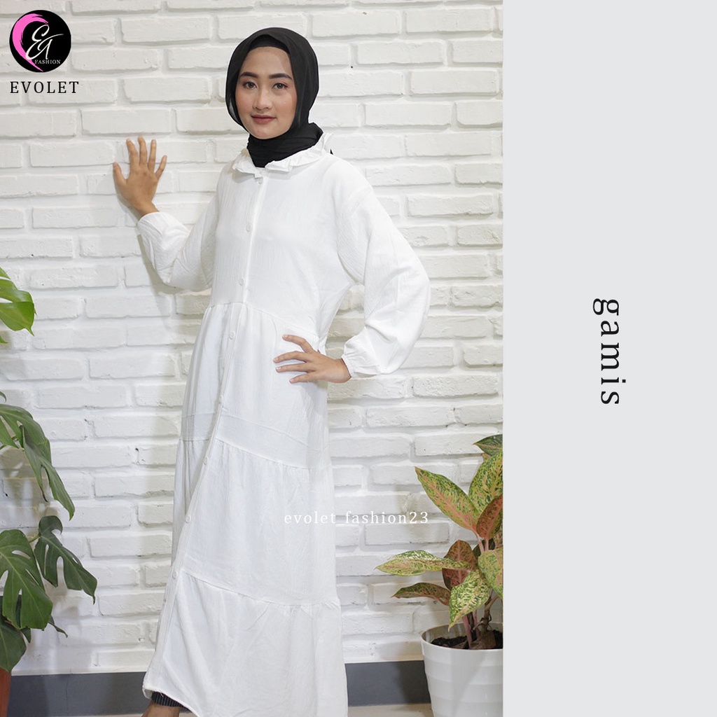 BAJU GAMIS REMAJA WANITA SANTAI MUSLIM  SYAR"I KEKINIAN