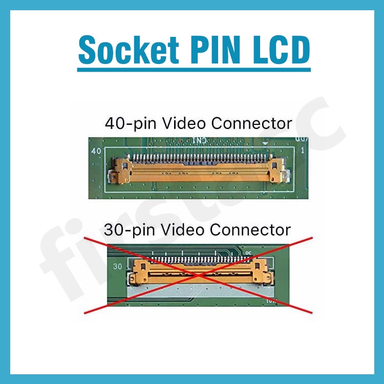 Lcd Led laptop 13.3 inch 40 pin tebal