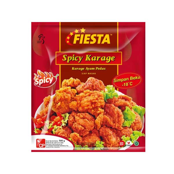 Promo Harga Fiesta Ayam Siap Masak Spicy Karage 500 gr - Shopee