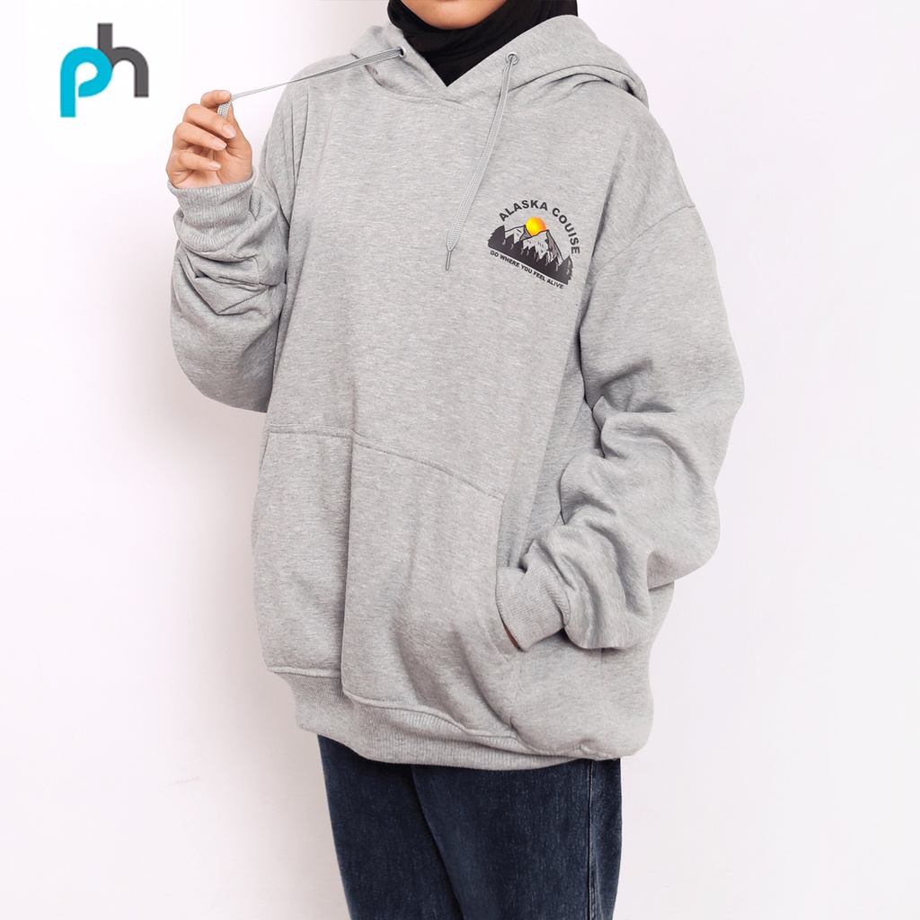 PABRIKHOODIE- HOODIE JUMPER ALASKA COUISE M-XXL (SABLON) {PRIA &amp; WANITA}