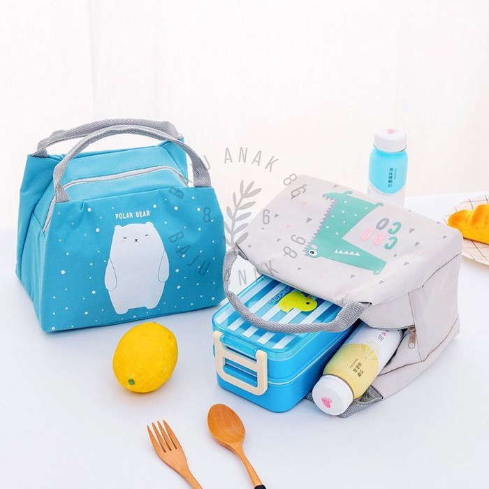 Tas Bekal Cooler Makan Anak Motif Lucu - 022.4832