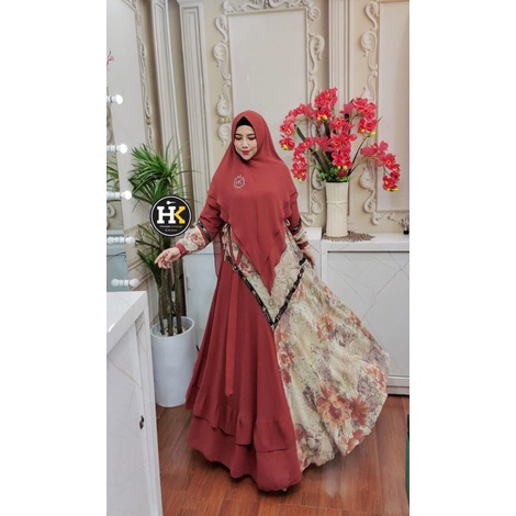 GAMIS  SYARI FRESIA BATC 2 BY HK DERMAWAN ORIGINAL PREMIUM