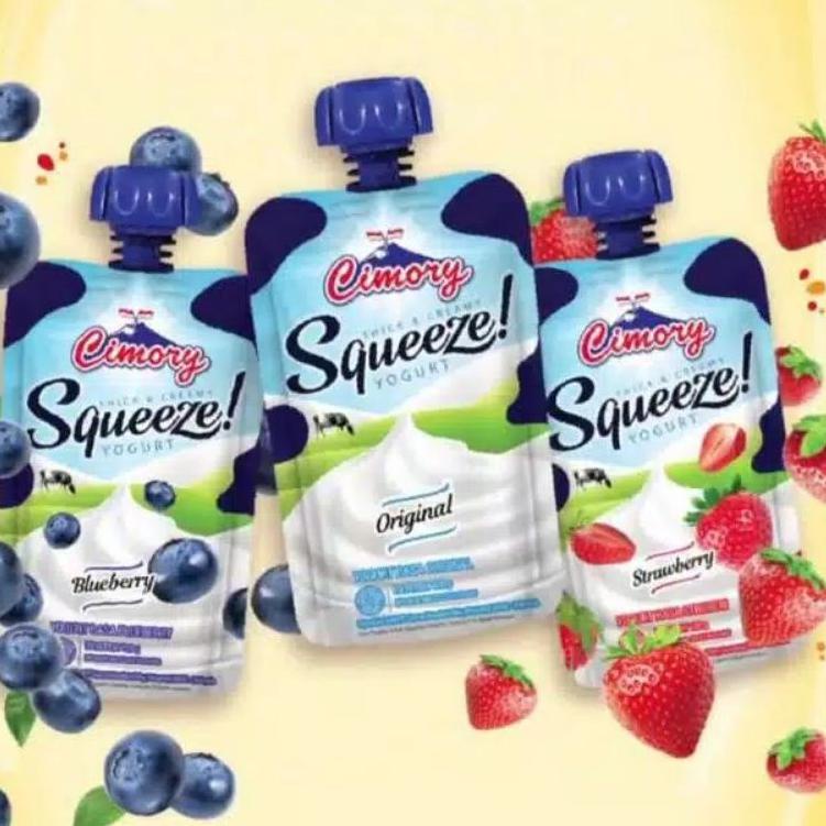 

♥ 6 PCS - CIMORY SQUEEZE YOGURT ☻