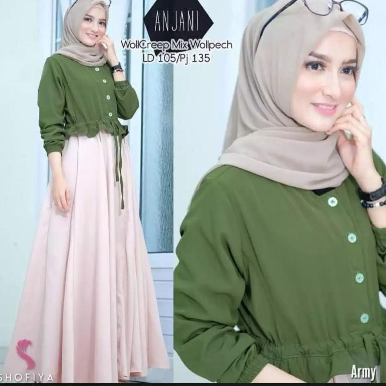 MURAH gamis Anjani dress