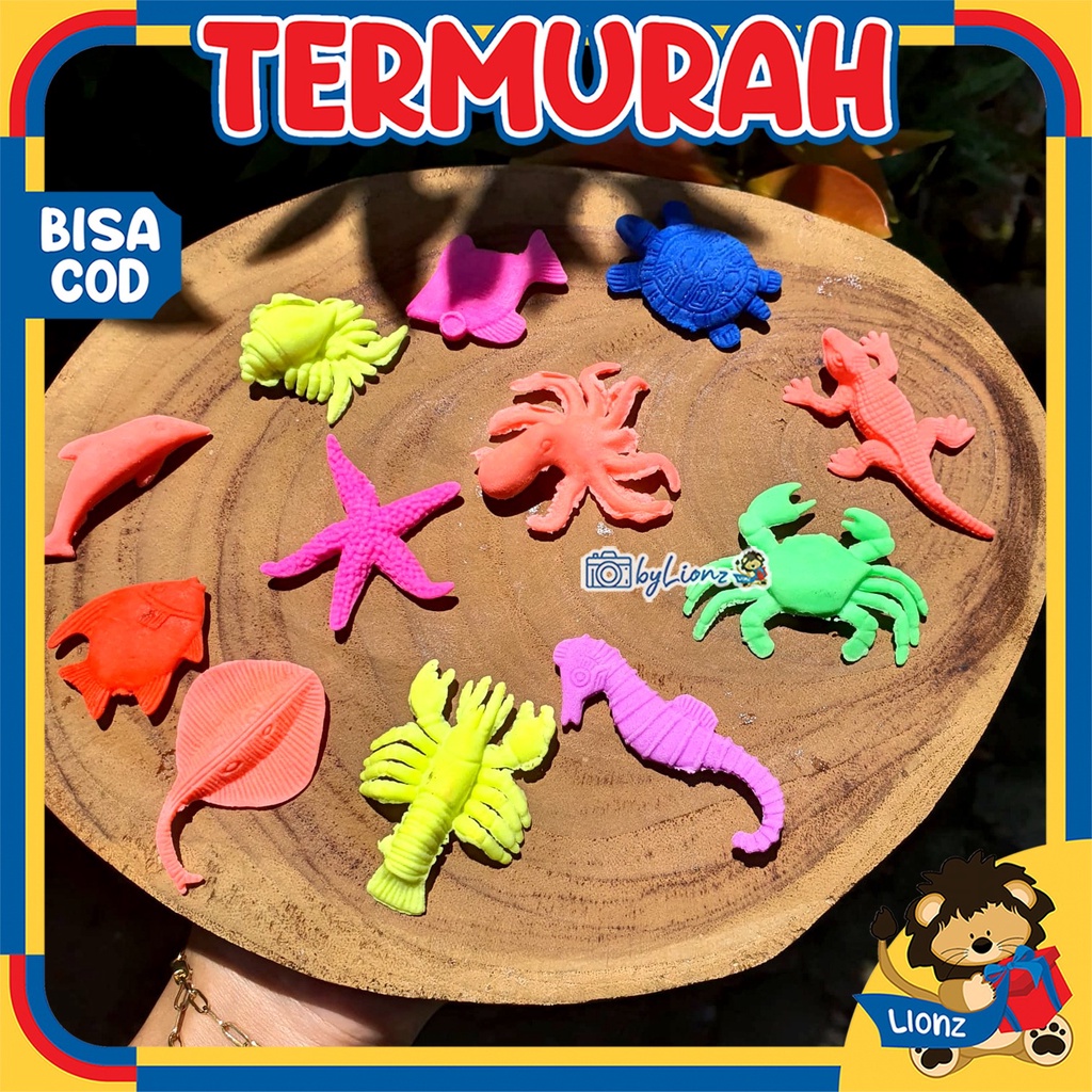 Growing Animal Waterbeads Dinosaurus dan Ocean