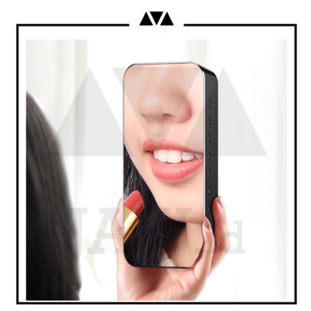 Speaker jam alarm Bluetooth 5.0 LED Display clock ultra Bass stereo mirror with FM Radio original speaker Bluetooth Jam Alarm clock garansi