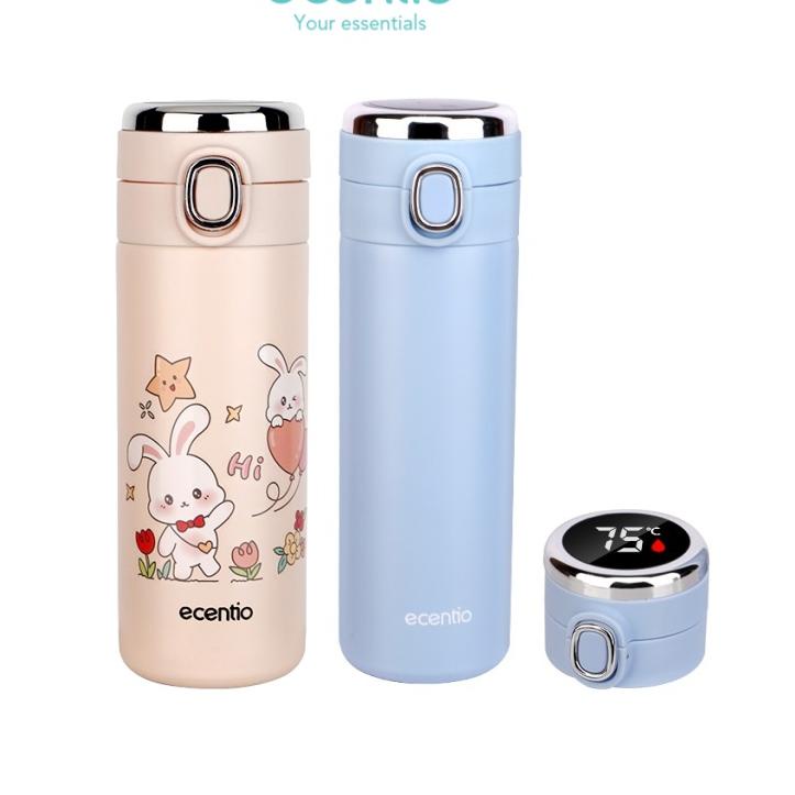 Terlaris ecentio termos mini air panas 400ml Led Penutup peluru Termos Air Panas 304 stainless Vacuu