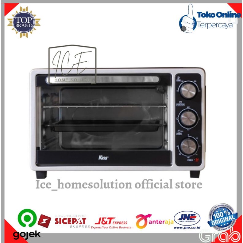Kris 21 Ltr Oven Toaster 1000 Watt - Hitam/oven toaster