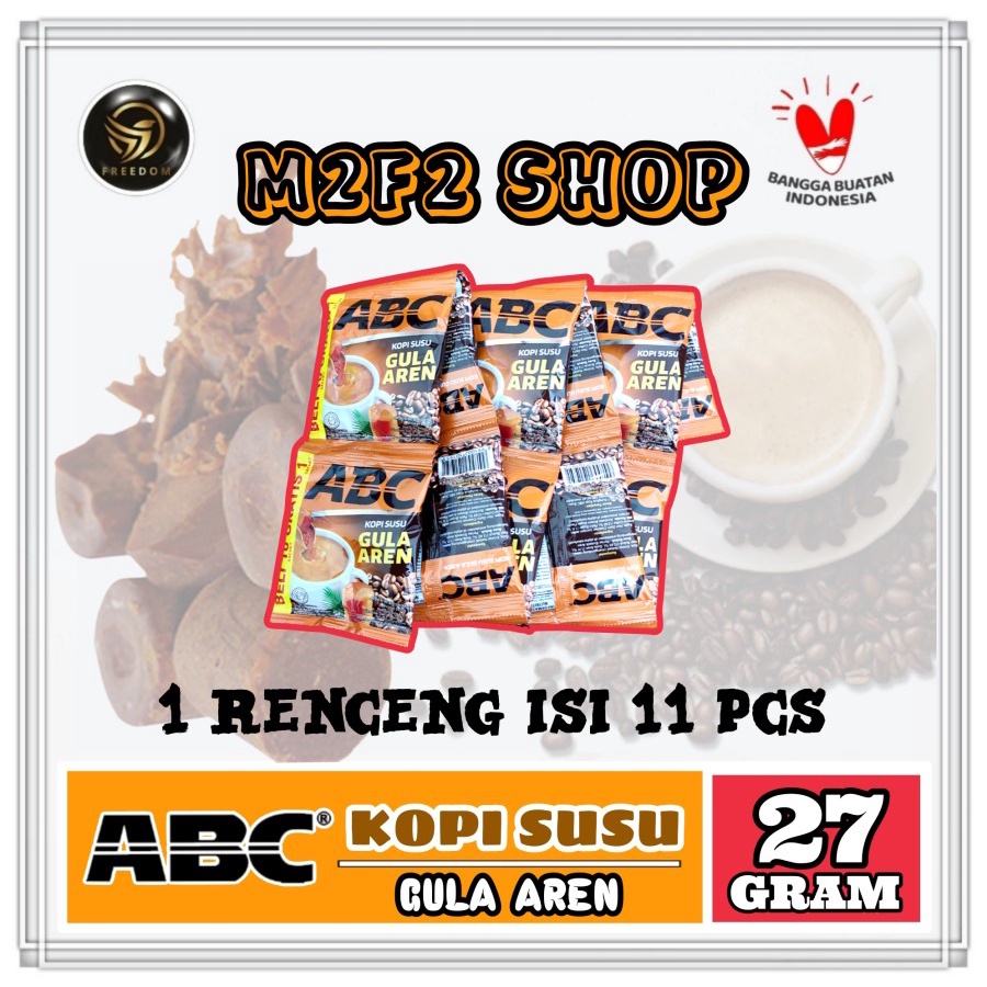 

ABC Kopi Susu dan Gula Aren Sachet - 27 gr (Kemasan Renceng)