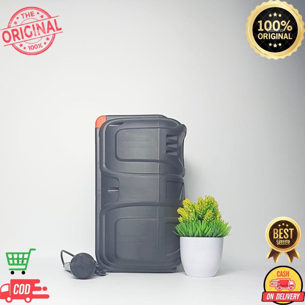 SPEAKER SPEKER BLUETOOTH WIRELESS KARAOKE PORTABLE ADVANCE DIGITALS S-73 FREE MICROPHONE