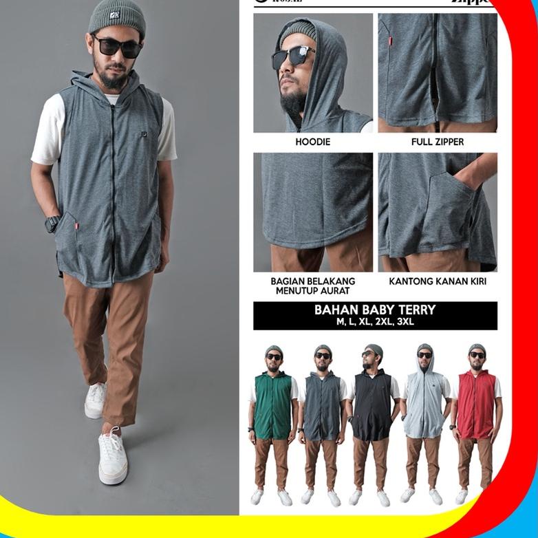 ➹ ROMPI SHOLAT ROSAL ZIPPER HOODIE MURAH ORIGINAL PREMIUM KEREN TERBARU ✤