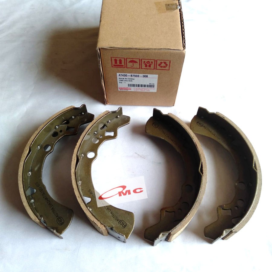 Brake Shoe Kampas Rem Belakang Daihatsu Sirion Zebra 47430-87503-008