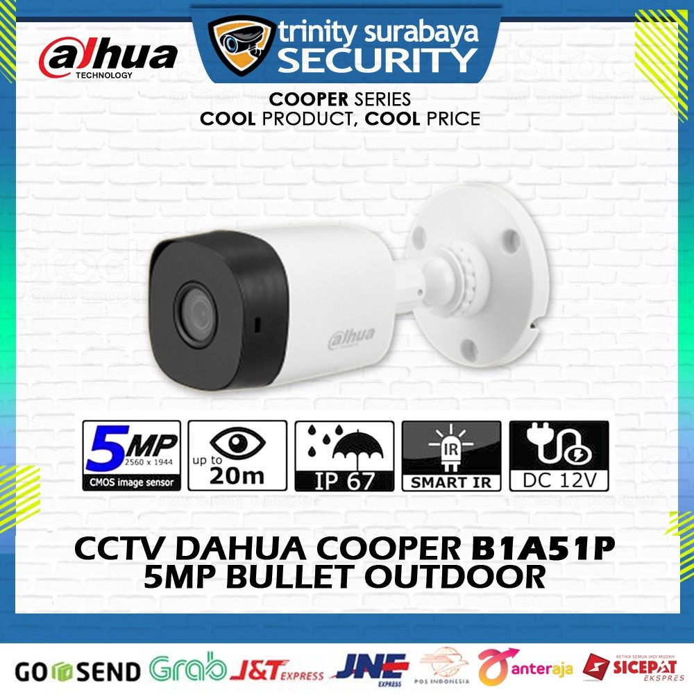 CCTV Outdoor DAHUA B1A51P Cooper Series 5mp